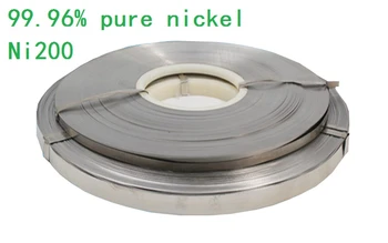 0.5 kg 0.1 mm * 3 mm Neto Nikla Ploče Remen Širina Listova 99.96% čisti nikal za Baterije elektrode elektrode Spot za Zavarivanje
