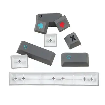 129 Tipki PBT DYE-SUB Theme Keycaps for CHERRY Profile Keycap For Mechanical Gaming Keyboard Grey Series Key Caps Z7X6