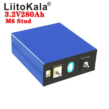 16pcs LiitoKala 3.2 V 280Ah lifepo4 baterija 12V 48V 280AH Punjive battery pack for Electric car RV Solar Energy storage