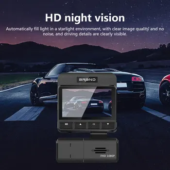 2,45' Auto Dvr 1080P Full HD WDR Detektor za Noćni Vid WIFI USB Dashcam Auto-Matičar Parking Monitor Skladište