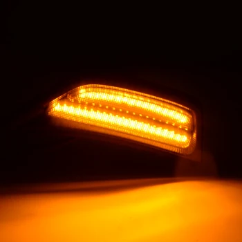 2 kom. LED Prednje Krilo Strani Dimenzionalni Svjetlo Pokazivač Smjera Crna Pogodna Za Jeep Wrangler JL 2018 2019