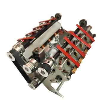 24 U V8 Elektromagnetski Motor Model DIY Runnable velike brzine Generatora Edukativne Model Motora Za Djecu Razvojne Igračke Poklon