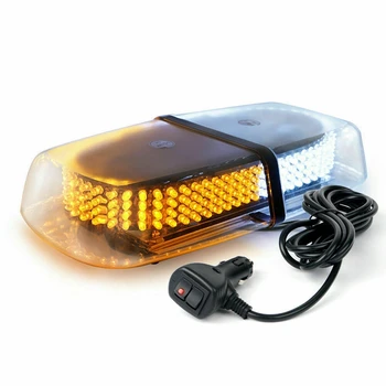 240 LED Strobe Light Car LED Flashing Beacon Svjetla Amber White Rooftop Emergency Warning Light