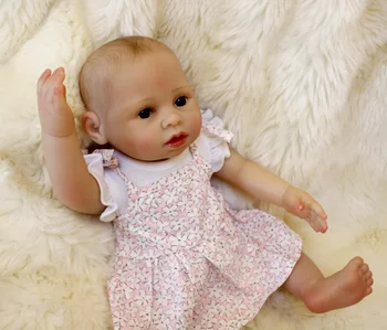 45 cm Potpuno Силиконовое Tijelo Reborn Girl Baby Doll Igračke Novorođene Princeza Bebe Lutka je Savršen Poklon Za Dan Rođenja Dijete je Dar