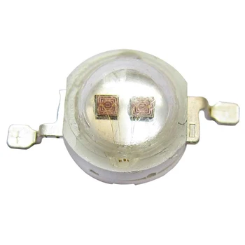 50pcs 2W Double Chip 1.7 V 600mA Infrared-IR 940nm LED Diodes Bead light For night vision Camera