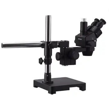 7X-135X Crna Тринокулярный Stereo Zoom Mikroskopa na Jednoj Ruci Strijela Štand + 144 Smjer Podesivi Led Ring Svjetlo i USB3.0 5MP