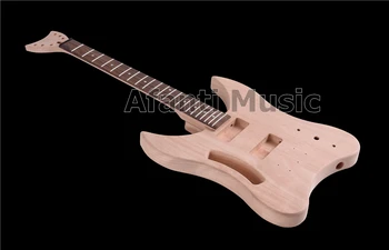 Afanti Guitar Body Kit Semi-finished Unfinished Part Bend Music Super DIY Electric Guitarra Kit (ASK-04)
