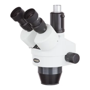 AmScope 7X-45X Тринокулярный Stereo Zoom Mikroskopa Simul-Focal Head SM745TP