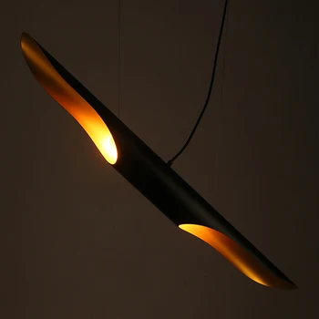 Art deco Domaći Viseće Svjetiljke Zlatna Aluminijska Cijev za Vješanje lampe coltrane Viseći Svijećnjak za Restoran Kava Kućni Rasvjeta PA0004
