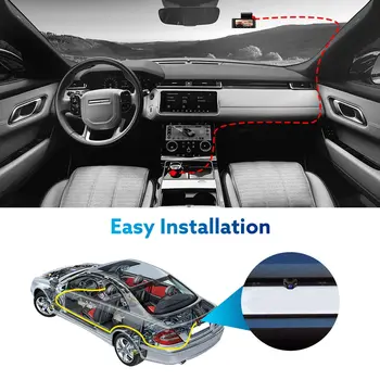 Auto dvr 4K Super HD WiFi Dash Cam 4K 1080P dva Objektiva DVR GPS Vodootporan 4K Dash Skladište 24H Parking Monitor 3.16