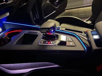 Auto Sedlo Neonska Rasvjeta Za Audi A4 A5 B9 2017-2021 Dekorativni Difuzno Svjetlo Svjetlo Sinkronizirati Atmosferu Lampe