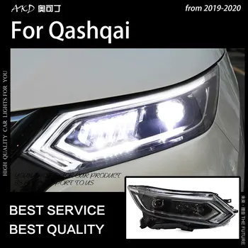 Auto-Stil Lampa za Glavu prednjih Svjetala Dualis 2019-2020 Novi Qashqai Led Svjetiljka DRL Led Projektor Objektiv auto pribor