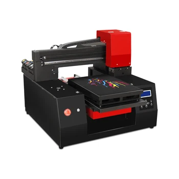 Automatsko Pisač A3+ UV Flatbed Printer dtg metodom S Dvostrukim Ispisne Glave Pisača mašina dtg metodom Pisač Veste Za Majice Odjeća