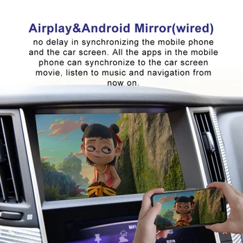 Bežični CarPlay za Infiniti Q50 QX50 Q60 Q50L QX60 Q70-2019 Android Auto Module Box Video Interface Mirror-Link