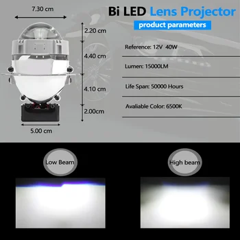 Bi LED Objektiv 2.5 3 s Hella 3R G5 LED Projektor Objektiv Svjetla Reflektora Dioda Čips Automobilskih Svjetala Pribor Дооснащение 70 W Setovi
