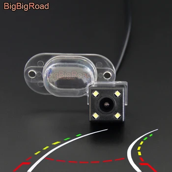 BigBigRoad Car Intelligent Dynamic Path Tracks Rear View Backup Camera For Nissan Evalia Roniz Xterra Paladin Night Vision