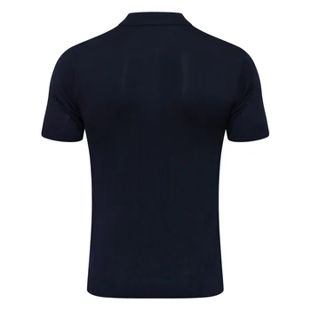 Billionaire Polo shirt muška svilene 2022 ljetna munja ovratnik udobnost geometrijski elastičnost slobodno M-5XL besplatna dostava