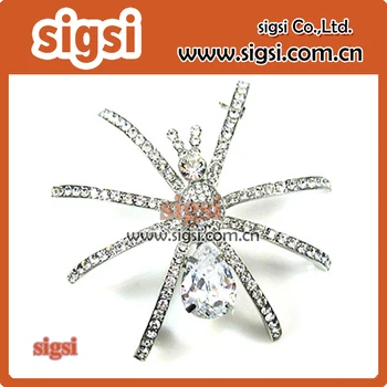 Broš pauk topla prodajom na veliko ukrasne broš vještački dijamant
