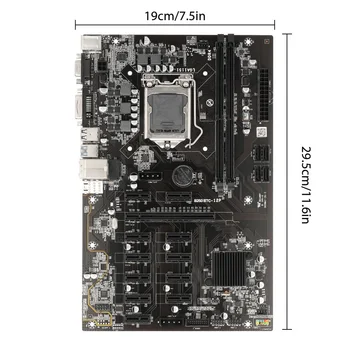 BTC-B250 Miner Mining Matična Ploča LGA1151 DDR4 Podrška 12 GPU 12 PCIE 1x 16x Utora Za Grafičke kartice BTC Bitcoin Ethereum Rig
