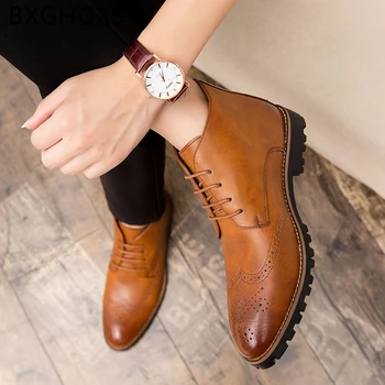 Cipele od krokodilske kože za Muškarce od manekenske Cipele Čizme Muške Kožne cipele броги Gospodo 2021 Coiffeur Crne Cipele Luksuzne Marke dizajnerske cipele