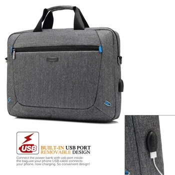 CoolBell 15.6/17.3 inčni laptop torba Oxford tkanina torba muški portfelj ured poslovna torba