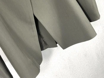 Dame 2021 novi modni odijelo šuplje деконструированный odijelo jakna + izrezati široke hlače set od 2 komada informacije o programu 0113