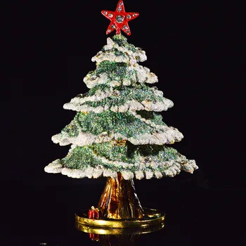 Dekor božićno Drvce broda metala QIFU Lijep za nakit Kutije za nakit