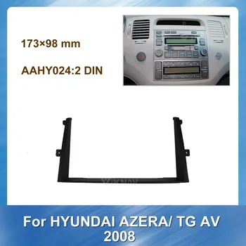 Double Din Auto Radio Multimedija fascije za HYUNDAI AZERA TG AV 2008 Crtica CD Postaviti Okvir Stereo Ploča Okvir Ploča