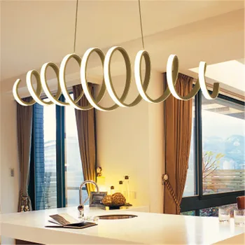 Europa skandinavski led iron skandinavski svjetlo sjaj pendente viseće svjetiljke moderne kuhinjski luster luster dnevni boravak spavaća soba