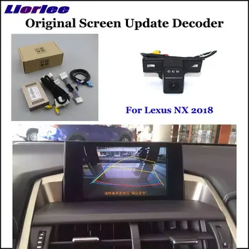 HD Obrnuta Парковочная Skladište Za Lexus NX 2018 stražnja Sigurnosna Kamera Dekoder Oprema Alarm