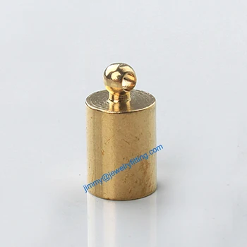 Kapa kraja metalnih nalaza nakita za kabel laether; poklopac kraja gnječenja; poklopca kraja lanca 6.5*12mm 2000pcs