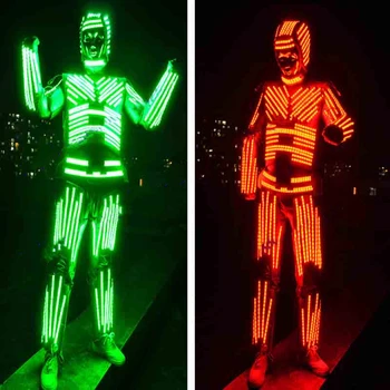 LED lumious LED lighting kryoman robot costumes nošnje na sceni noćni klub cirkus teatar