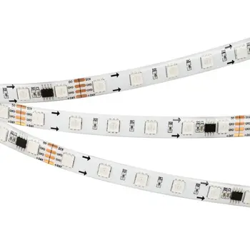 Led traka spi-5000se-am 24v RGB (5060, 60 LED/M, x6) (ARL, indoor, IP65) 5 m Arlight 027613
