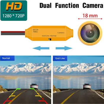 Misayaee Free Filter HD 1280 * 720 Car Rear View Camera for Toyota Land Cruiser 100 200 Series Night Vision Waterproof