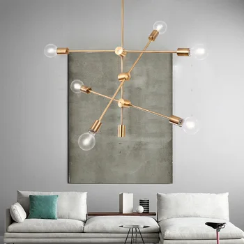 Moderni viseće svjetiljke hanglamp uže Uređenje Doma Downlight E27 dnevni boravak luminaria pendente viseći svijećnjak