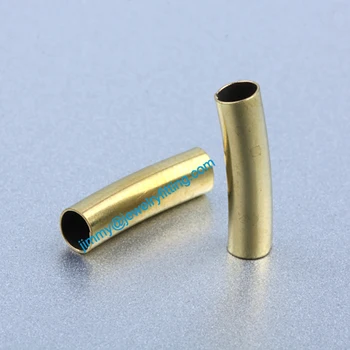 Nakit sirovina mesing мател kuglica pluta utrti perle-dren bar pluta 4*15*0.18 mm