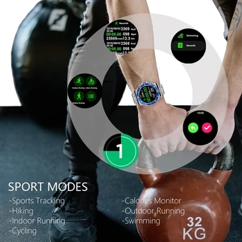 NEWWEAR Luksuzni Novi Pametni Sat Gospodo smartwatch Gospodo Bluetooth Poziv Za Android i ios Sportske fitness Sat reloj inteligente +Kutija