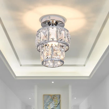 Novi Kristalno Staklo Unutarnja Rasvjeta LED Luksuzni Skandinavski Dizajn Viseće Svjetiljke Spavaća soba Hodnik Ukras Svjetla