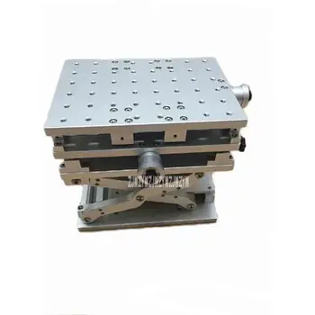 Novi Prijenosni Trodimenzionalni Stol Aluminijska Legura Točnost Z-axis Lift Platforma za Podizanje Faza Priručnik radni stol (210x150 mm)