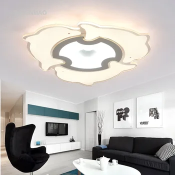 Novi ultra-tanki led crtani stropna svjetiljka je moderan, jednostavan akril dnevni boravak svjetla spavaća soba restoran istraživanje plafonjere 90-260 U