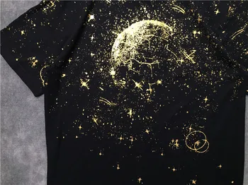 Novost 2020 Star Novi mjesec konstelacija Majice t-Shirt Hip-Hop Skateboard Ulične Pamučne Majice t-Shirt kenye S-XXL #K53