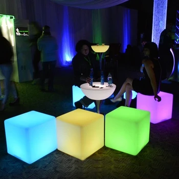 Noćni klub Vanjski Napuhavanje stranke dekoracije LED Cube/LED stolica/LED bar tablica 20 cm(7.9