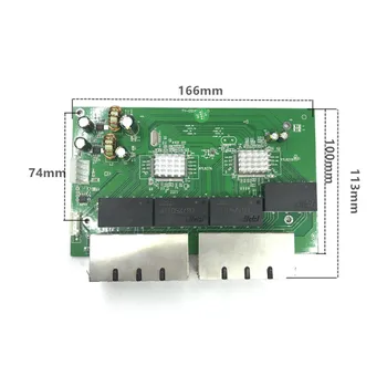 OEM Novi model 16Port Gigabit Switch Desktop RJ45 Ethernet Switch 10/100/1000 Mbps Lan Hub switch 16 portas matična ploča
