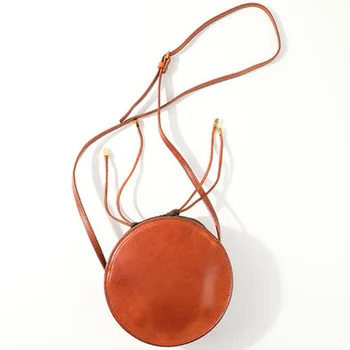 Originalna nova ljetna klasicni ženska torba head layer od bičevati mala okrugla torba za tenis rukomet ženski moda all-match glasnik