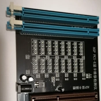 PC AGP PCI-E X16 Dvostruke Namjene Gnijezdo Tester Prikaz slike Grafičke kartice Checker Tester slike Kartice Dijagnostički Alat