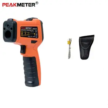 PEAKMETER PM6530C Ručni Digitalni Laserski IR Infracrveni Termometar Pištolj Temperatura -50~800 s K tip Okoline Ultraljubičastog Svjetla