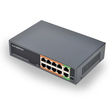 Poe switch PSE108EX V2.0 104 W 8 Priključci i konektori Poe plus 2 Uplink s Funkcijom produžni kabel IEEE802.3Af/At Mreže Poe switch(SAD Plug)