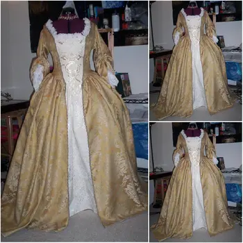 Povijesna!Preporučena victorian haljina 1860s Civil war Vintage Dress Cosplay dresses Scarlett dress SZ US6-36 V-285