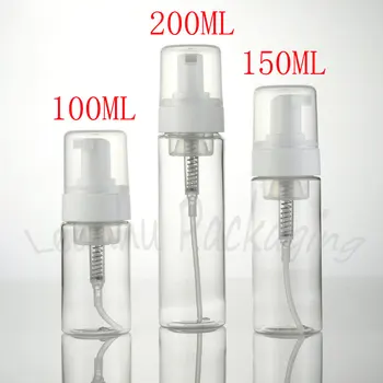 Prozirna Plastična Boca 100 ML / 150ML / 200ML SA Pumpom pjena za Čišćenje sredstvo / Gel za tuširanje Pakiranje Boca , Pod-dajete bocama šminke