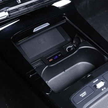 Qi Auto Bežični Punjenje Za Mercedes Benz W177 W247 W188 CLA/GLB/GLA /A/B-Class 2019 2020 PD Fast Charing USB Phone Charger Pad